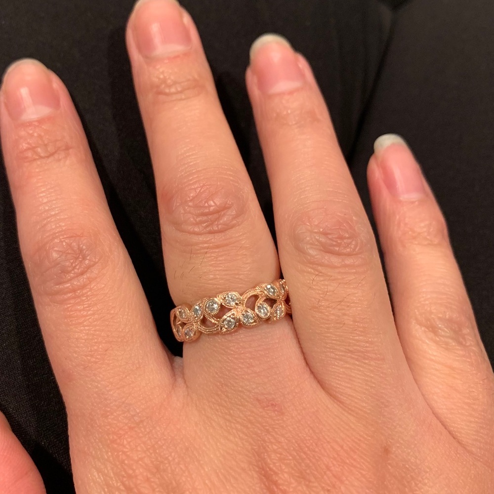 14kt Rose gold band